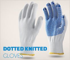 Hand Protection Products Cotton Dotted Hand Gloves